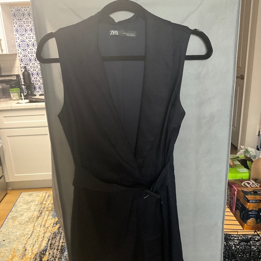 ZARA Blue shorts jumpsuit